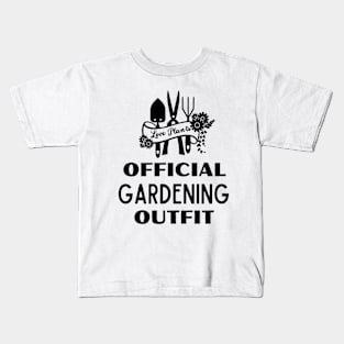 Official Gardening Outfit Kids T-Shirt